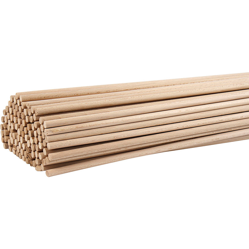 Bloemstokken, l: 60 cm, d 8 mm, 10 stuk 1 doos