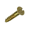 Mack 1019645 - houtschroef verzonken kop messing 12st 2,5 x 12 mm | 10 stuks