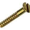Mack 1019648 - houtschroef verzonken kop messing 12st 3,0 x 20 mm | 10 stuks