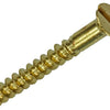 Mack 1019649 - houtschroef verzonken kop messing 11st 3,0 x 25 mm | 10 stuks