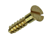 Mack 1019650 - houtschroef verzonken kop messing 12st 3,5 x 16 mm | 10 stuks - afbeelding 1