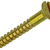 Mack 1019654 - houtschroef verzonken kop messing 7 st 4,0 x 30 mm | 10 stuks