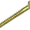 Mack 1019655 - houtschroef verzonken kop messing 6 st 4,5 x 40 mm | 10 stuks