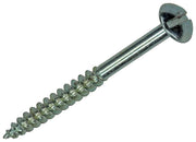 Mack 1017378 - houtschroef bolkop staal verzinkt 8 st 4,5 x 50 mm | 10 stuks - afbeelding 1