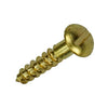 Mack 1019657 - houtschroef bolkop messing 11 st 2,5 x 12 mm | 10 stuks