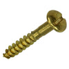 Mack 1019658 - houtschroef bolkop messing 10 st 2,5 x 16 mm | 10 stuks