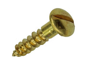 Mack 1019661 - houtschroef bolkop messing 10 st 3,5 x 16 mm | 10 stuks - afbeelding 1
