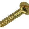 Mack 1019662 - houtschroef bolkop messing 10 st 3,5 x 20 mm | 10 stuks