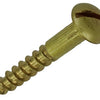 Mack 1019664 - houtschroef bolkop messing 8 st 4,0 x 25 mm | 10 stuks