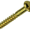 Mack 1019665 - houtschroef bolkop messing 7 st 4,0 x 30 mm | 10 stuks