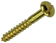 Mack 1019665 - houtschroef bolkop messing 7 st 4,0 x 30 mm | 10 stuks - afbeelding 1