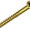 Mack 1019667 - houtschroef bolkop messing 4 st 4,5 x 45 mm | 10 stuks