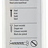 Mack 1017383 - houtschroef bolkop zwart verzinkt 20 st 3,0 x 16 mm | 10 stuks