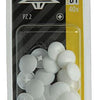 Mack 1017394 - afdekkapje vr pz schr.kunstst.wit 40 st pz 2 | 10 stuks