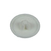 Mack 1017394 - afdekkapje vr pz schr.kunstst.wit 40 st pz 2 | 10 stuks
