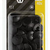 Mack 1017397 - afdekkapje vr pz schr.kunst. zwart 40 st pz 2 | 10 stuks