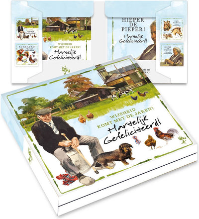 Comello kaartenmapje lang leve de boerderij - wijsheid