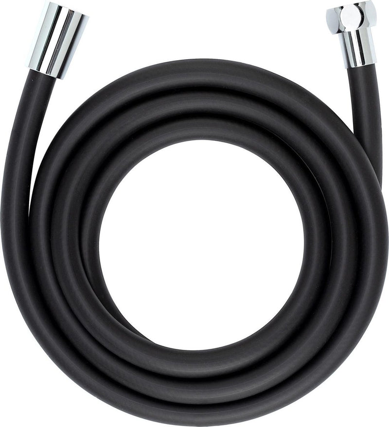 Wenko doucheslang design - 175cm - mat zwart - anti-twist - glad oppervlak