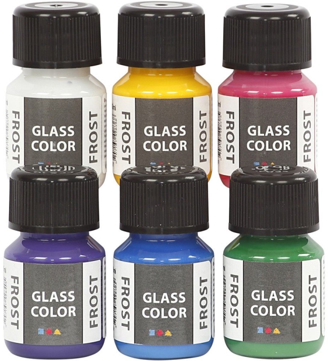 Creativ company https: www.cchobby.nl glass-color-frost-diverse-kleuren-6x30-ml-1-doos