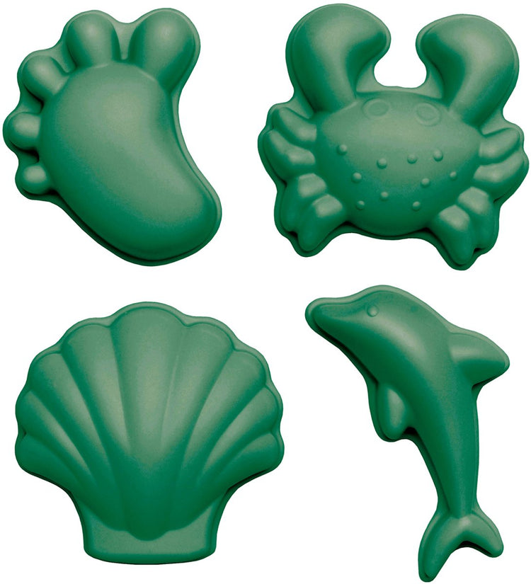 Scrunch zandvormpjes - groen - opvouwbaar - recycleerbaar