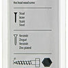 Mack 1017406 - houtdraadbout staal verzinkt 8 st 6 x 60 mm | 10 stuks