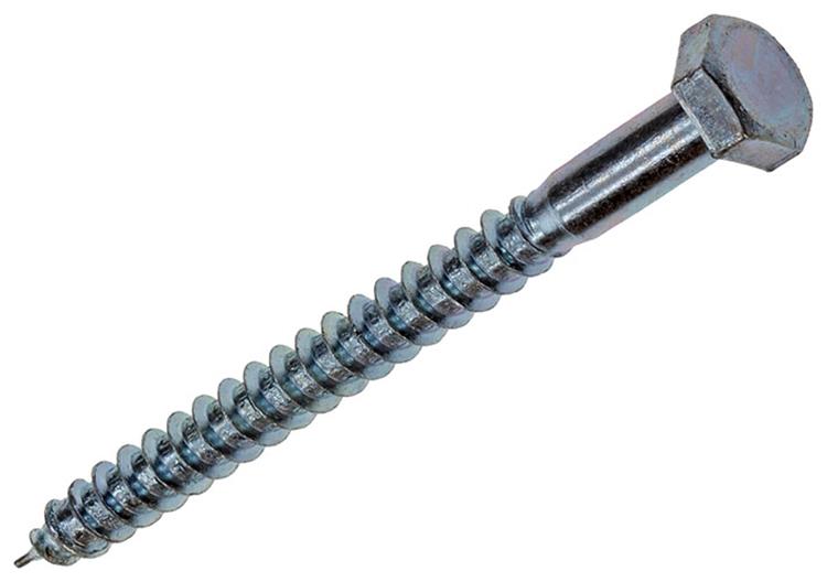 Mack 1017411 - houtdraadbout staal verzinkt 6 st 7 x 70 mm | 5 stuks