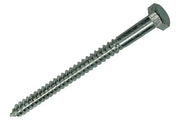 Mack 1017431 - houtdraadbout staal verzinkt 1 st 12 x 160 mm | 10 stuks - afbeelding 1
