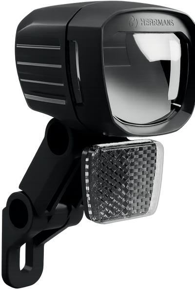 Herrmans koplamp nordic mr5 e-bike 140 lumen - zwart