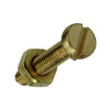 Mack 1019681 - metaalschroef cyl.kop + moer messing 8st m3 x 16 mm | 10 stuks