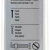Mack 1017492 - metaalschroef verz. kop + moer verz. 18st m4 x 20 mm | 10 stuks