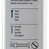Mack 1017498 - metaalschroef verz. kop + moer verz. 4 st m4 x 70 mm | 10 stuks