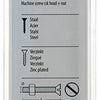 Mack 1017501 - metaalschroef verz. kop + moer verz. 14st m5 x 25 mm | 10 stuks
