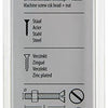 Mack 1017506 - metaalschroef verz. kop + moer verz. 6 st m5 x 70 mm | 10 stuks