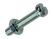 Mack 1017515 - metaalschroef cyl. kop + moer verz. 27 st m3 x 16 mm | 10 stuks - afbeelding 1
