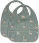 Jollein - baby slab waterproof - slabbetjes - jungle jambo - 2 stuks
