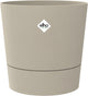 Elho foss rond 43cm - bloempot voor binnen - 100% gerecycled plastic - ø 43 x h 42.5 - paddenstoel beige