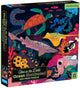 Mudpuppy glow in the dark puzzel - oceaan - 51x51cm - 500 stukjes - 8 jaar