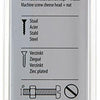 Mack 1017520 - metaalschroef cyl. kop + moer verz. 14 st m4 x 30 mm | 10 stuks