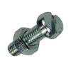 Mack 1017523 - metaalschroef cyl. kop + moer verz. 16 st m5 x 16 mm | 10 stuks