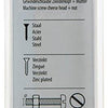 Mack 1017524 - metaalschroef cyl. kop + moer verz. 15 st m5 x 20 mm | 10 stuks