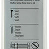 Mack 1017525 - metaalschroef cyl. kop + moer verz. 14 st m5 x 25 mm | 10 stuks