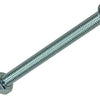 Mack 1017537 - metaalschroef cyl. kop + moer verz. 3 st m6 x 80 mm | 5 stuks