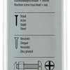 Mack 1017544 - kachelbout + moer staal verzinkt 16 st m5 x 16 mm | 10 stuks