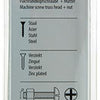 Mack 1017559 - kachelbout + moer staal verzinkt 5 st m8 x 40 mm | 5 stuks