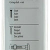 Mack 1017582 - houtbout + moer staal verzinkt4 st m8 x 60 mm | 5 stuks