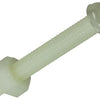 Mack 1017641 - metaalschroef cyl. kop + moer nylon 6 st m4 x 30 mm | 10 stuks