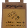 Tektro trp remslangverbinder trp cable coupling set ti1.3 f. 5.0 mm cable