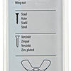 Mack 1017698 - vleugelmoer staal verzinkt 5 st m6 | 10 stuks