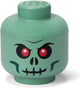 Lego opbergbox hoofd skelet groen, klein -