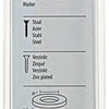 Mack 1017713 - sluitring staal verzinkt 50 st 5,3 x 10 mm | 10 stuks